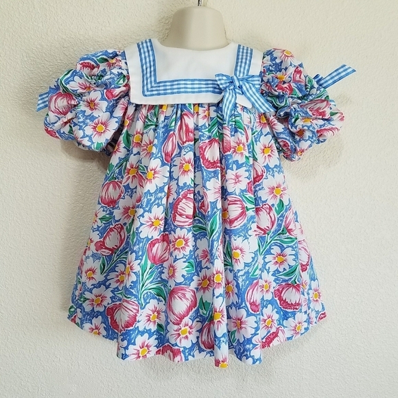 Rare Editions Vintage Baby Girl Dress - Picture 1 of 9